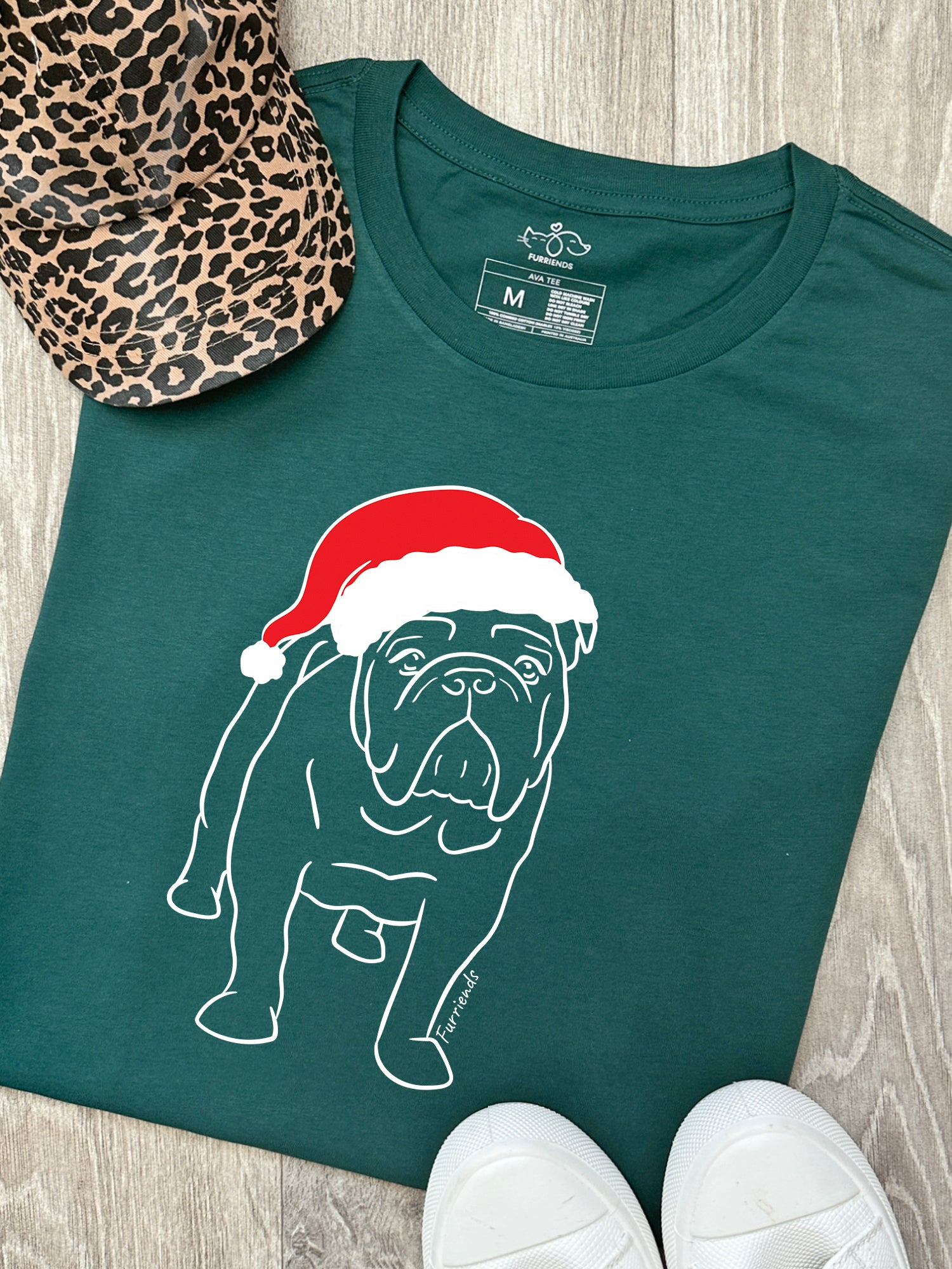 British Bulldog Christmas Edition Ava Women's Regular Fit Tee
