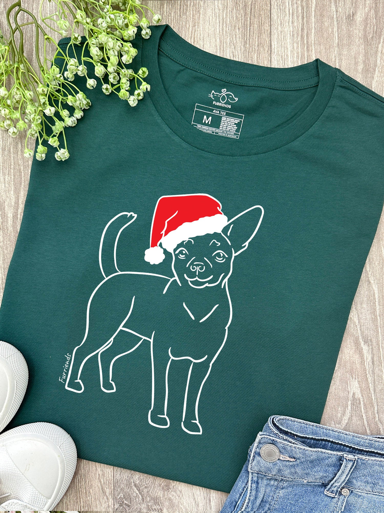 Chihuahua Christmas Edition Ava Women's Regular Fit Tee