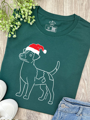 Jack Russell Terrier (Smooth Coat) Christmas Edition Ava Women's Regular Fit Tee