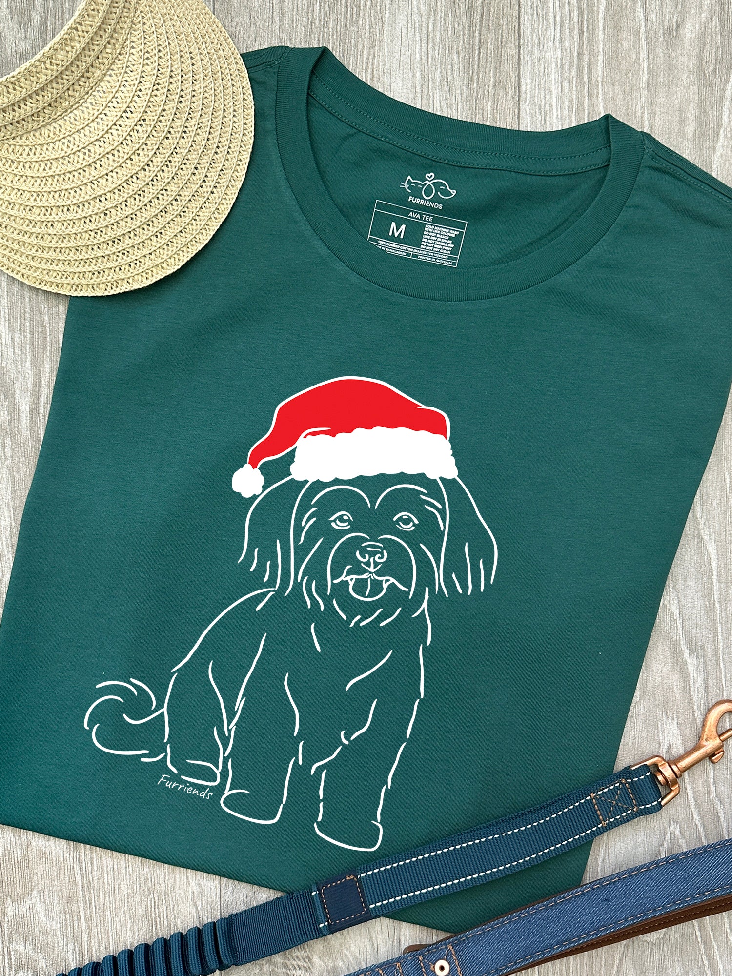 Maltese Terrier Christmas Edition Ava Women's Regular Fit Tee