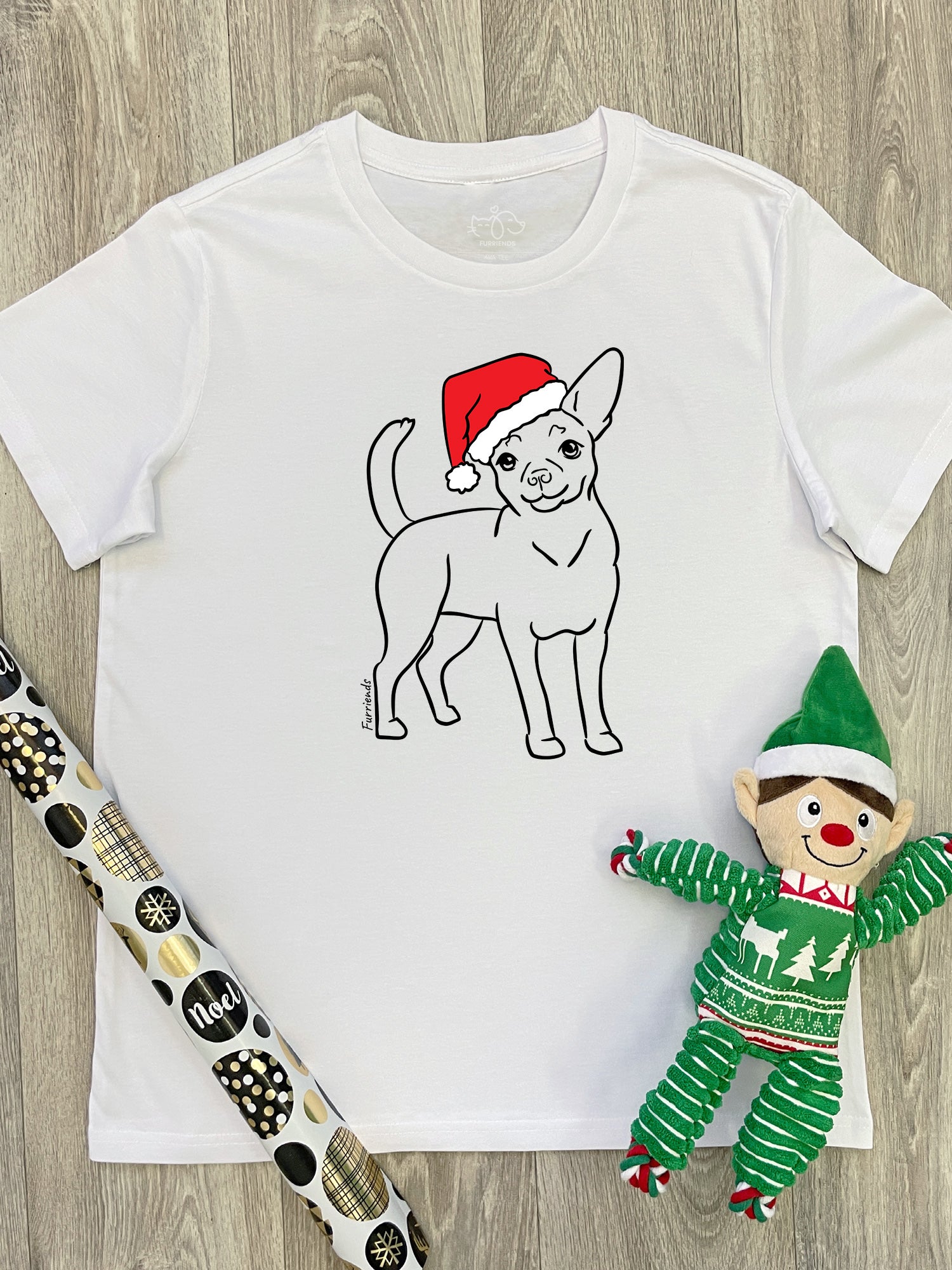Chihuahua Christmas Edition Ava Women's Regular Fit Tee