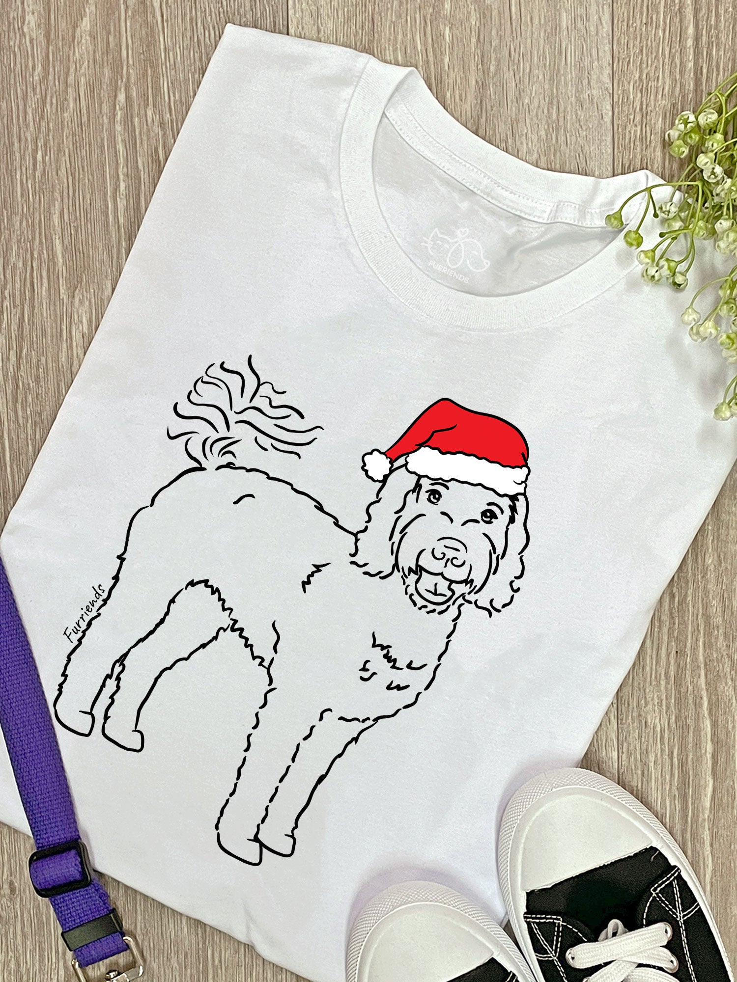 Labradoodle Christmas Edition Ava Women's Regular Fit Tee