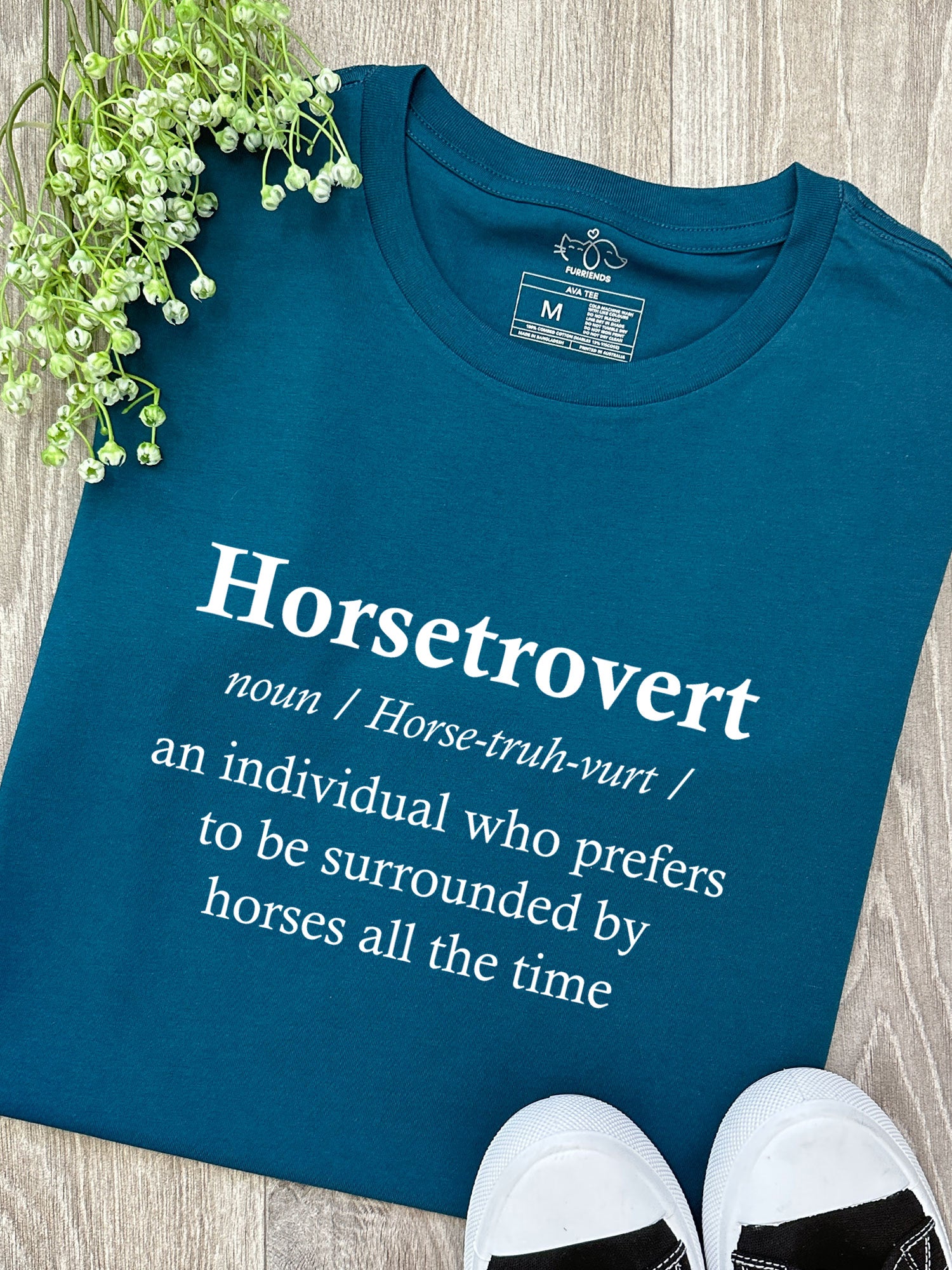 Horsetrovert Ava Women's Regular Fit Tee