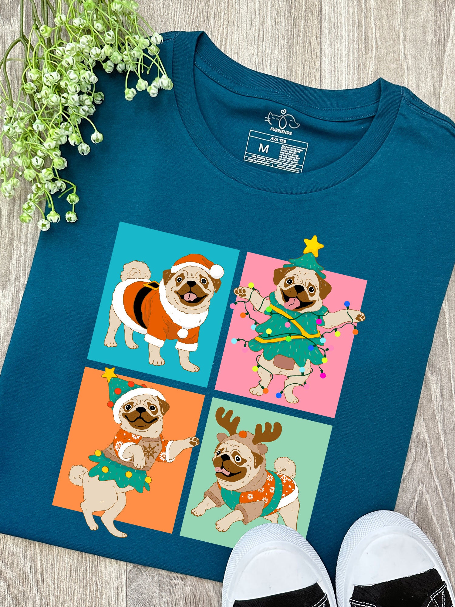 Pugmas Ava Women's Regular Fit Tee