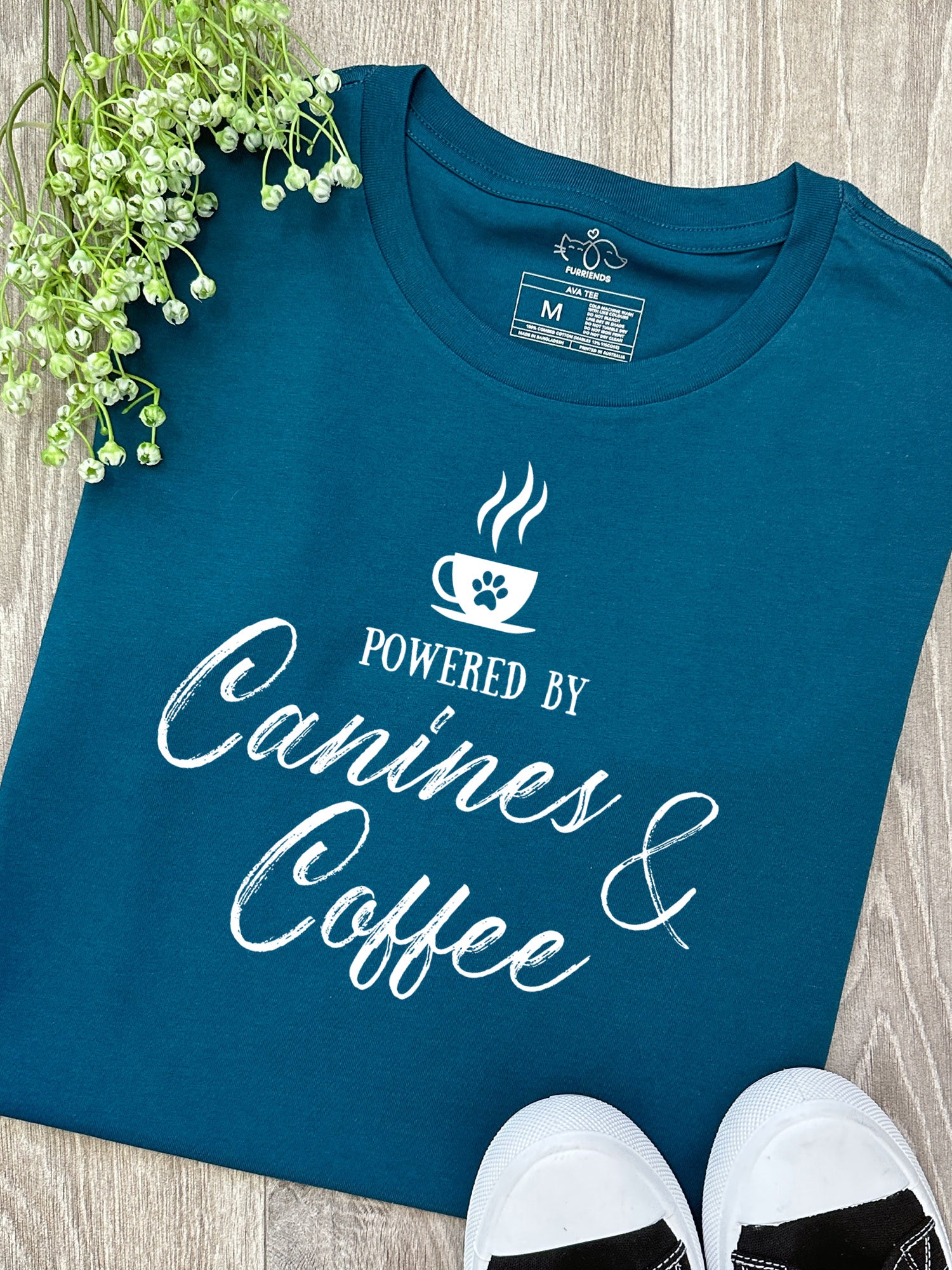 Canines & Coffee Ava Women's Regular Fit Tee