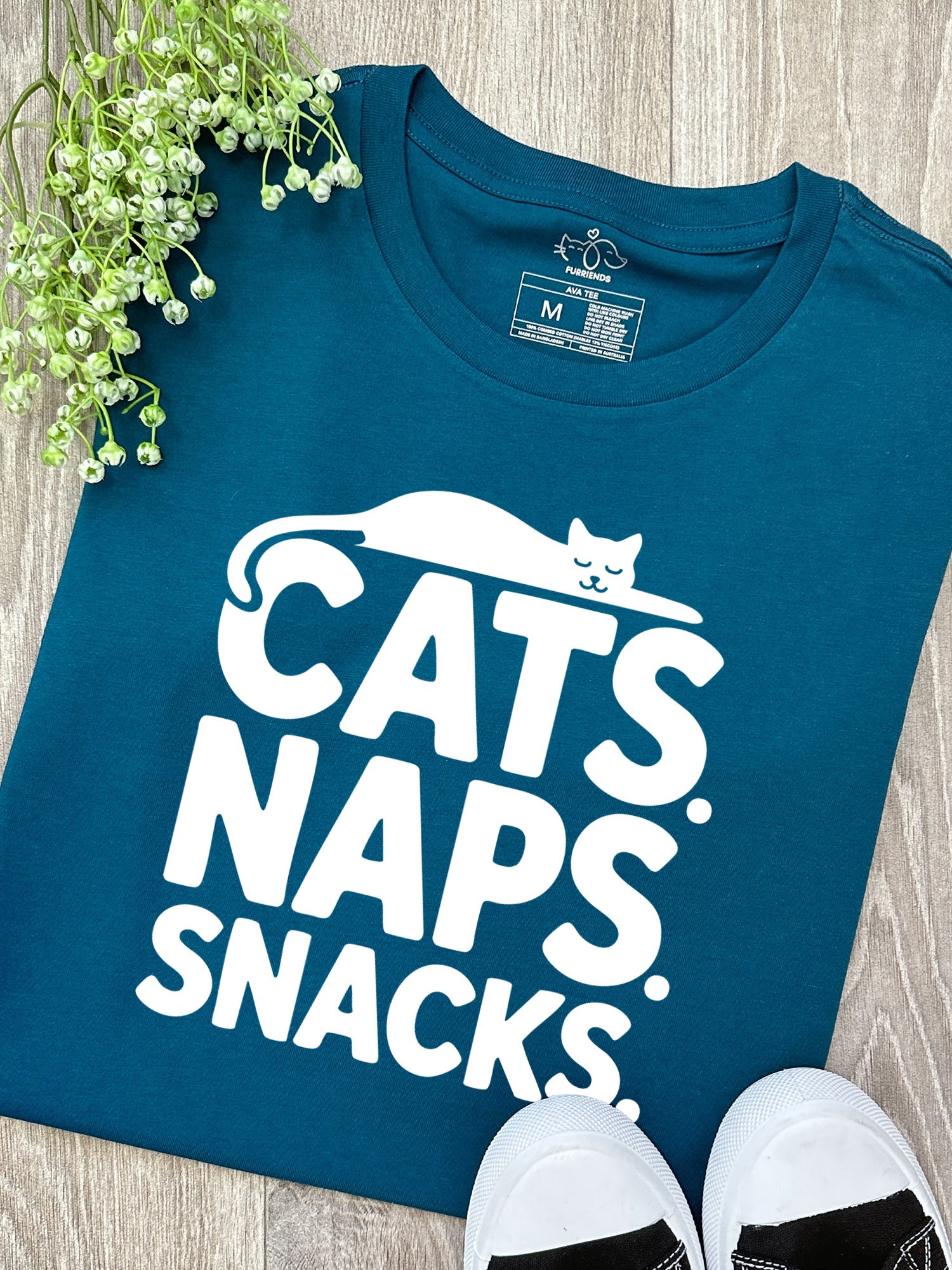 Cats. Naps. Snacks. Ava Women's Regular Fit Tee