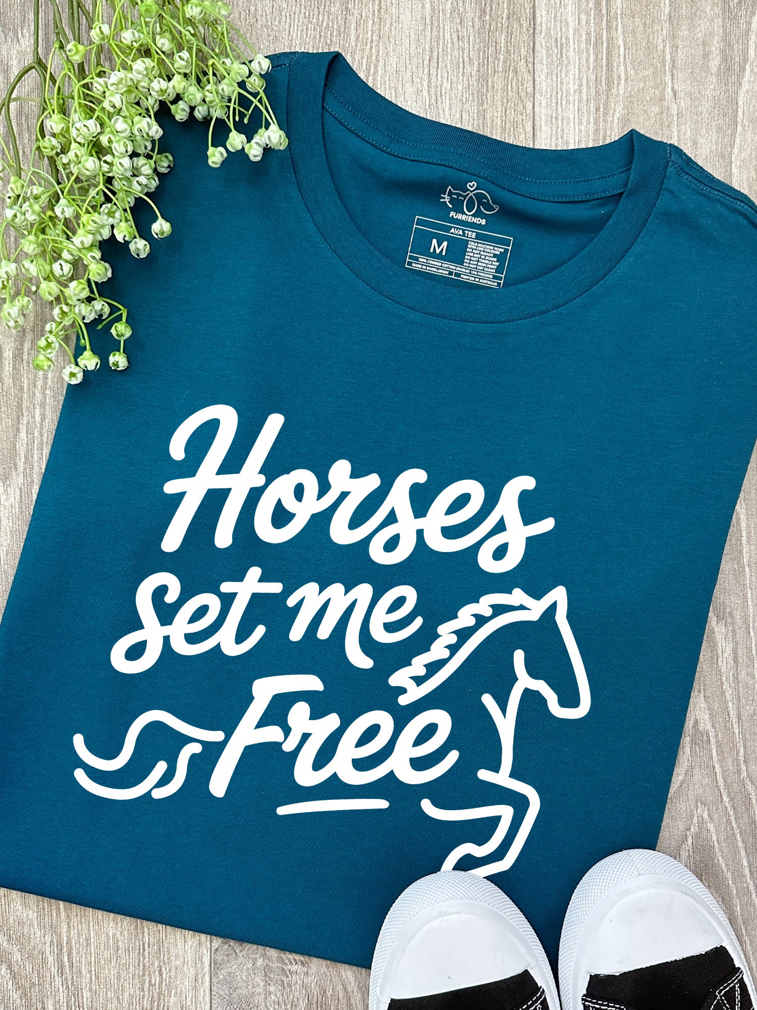 Horses Set Me Free Ava Women's Regular Fit Tee