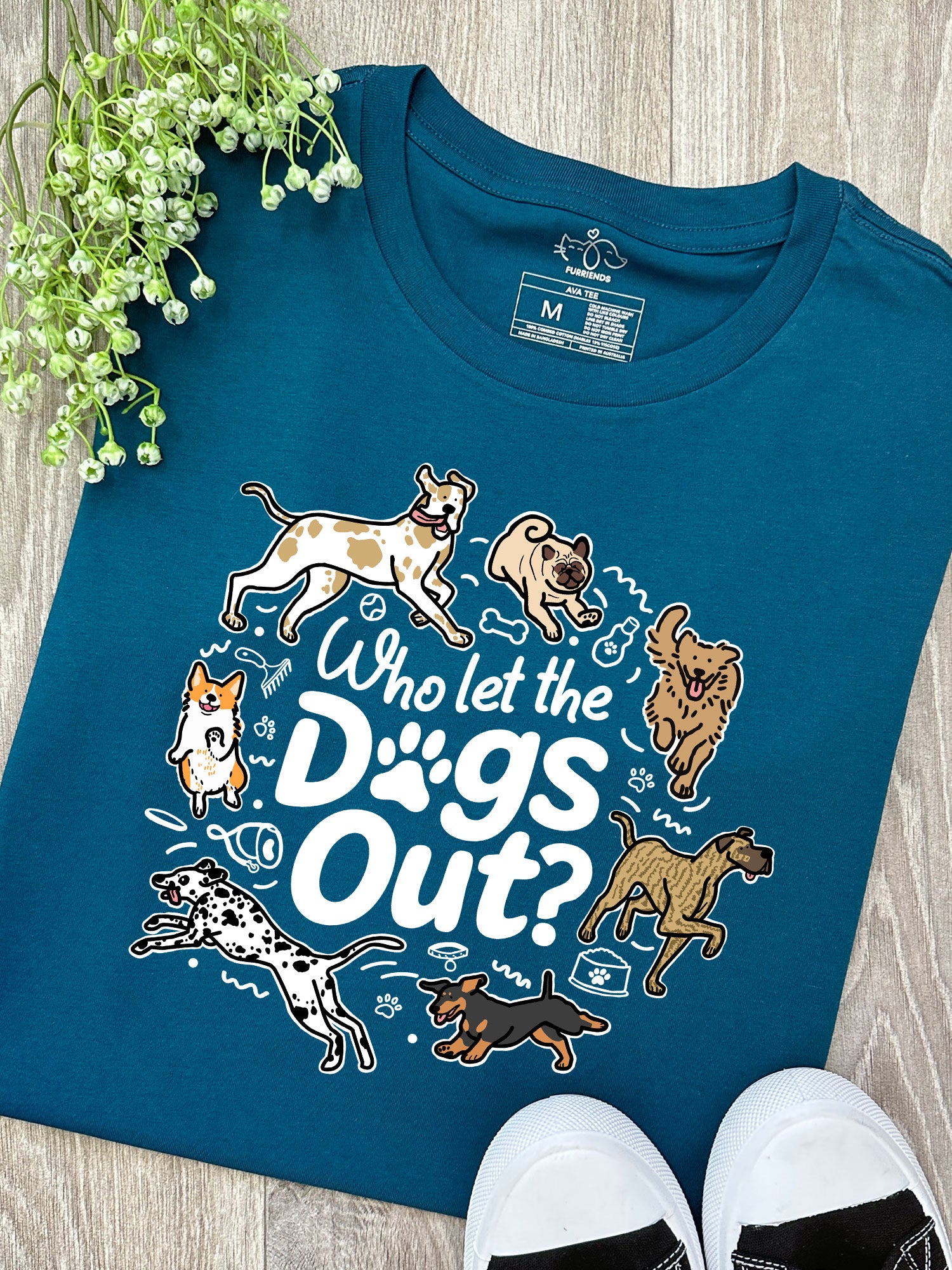 Who Let The Dogs Out? Ava Women's Regular Fit Tee