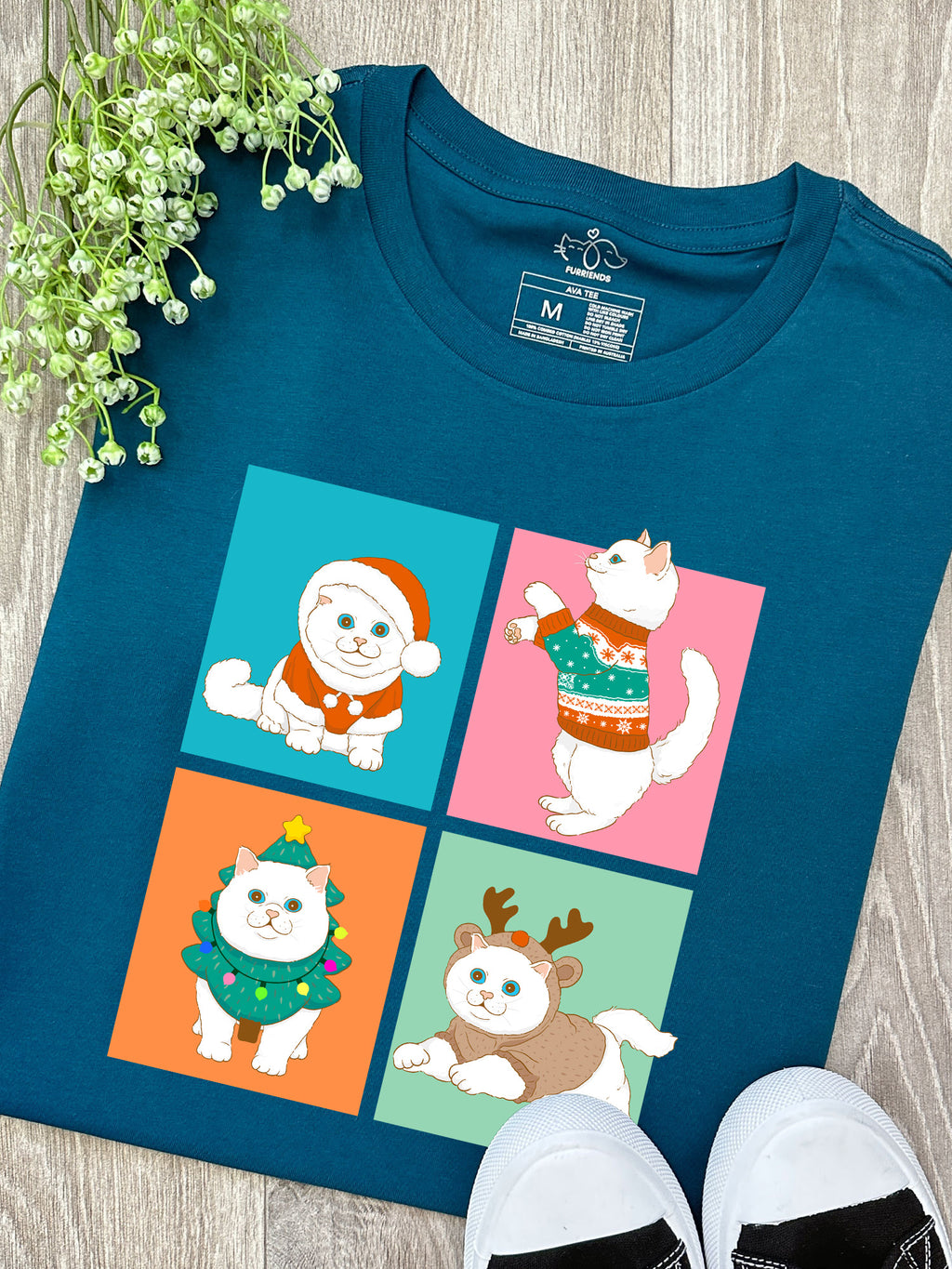 Purrmas Ava Women's Regular Fit Tee