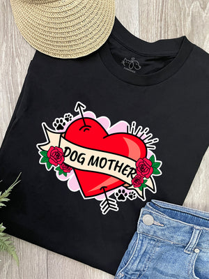 Dog Mother Heart Tattoo Ava Women's Regular Fit Tee