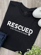Rescued Is My Favourite Breed Ava Women's Regular Fit Tee