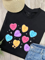 Candy Hearts - Cat Ava Women's Regular Fit Tee