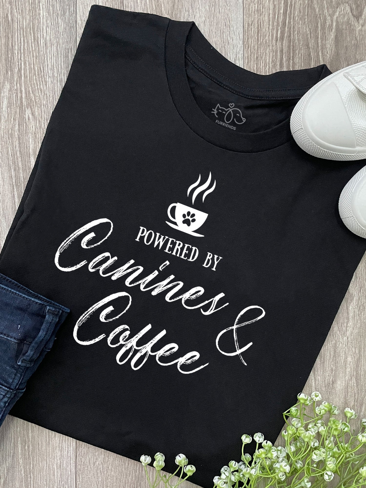Canines & Coffee Ava Women's Regular Fit Tee