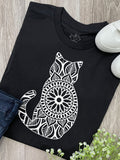 Cat Mandala Ava Women's Regular Fit Tee