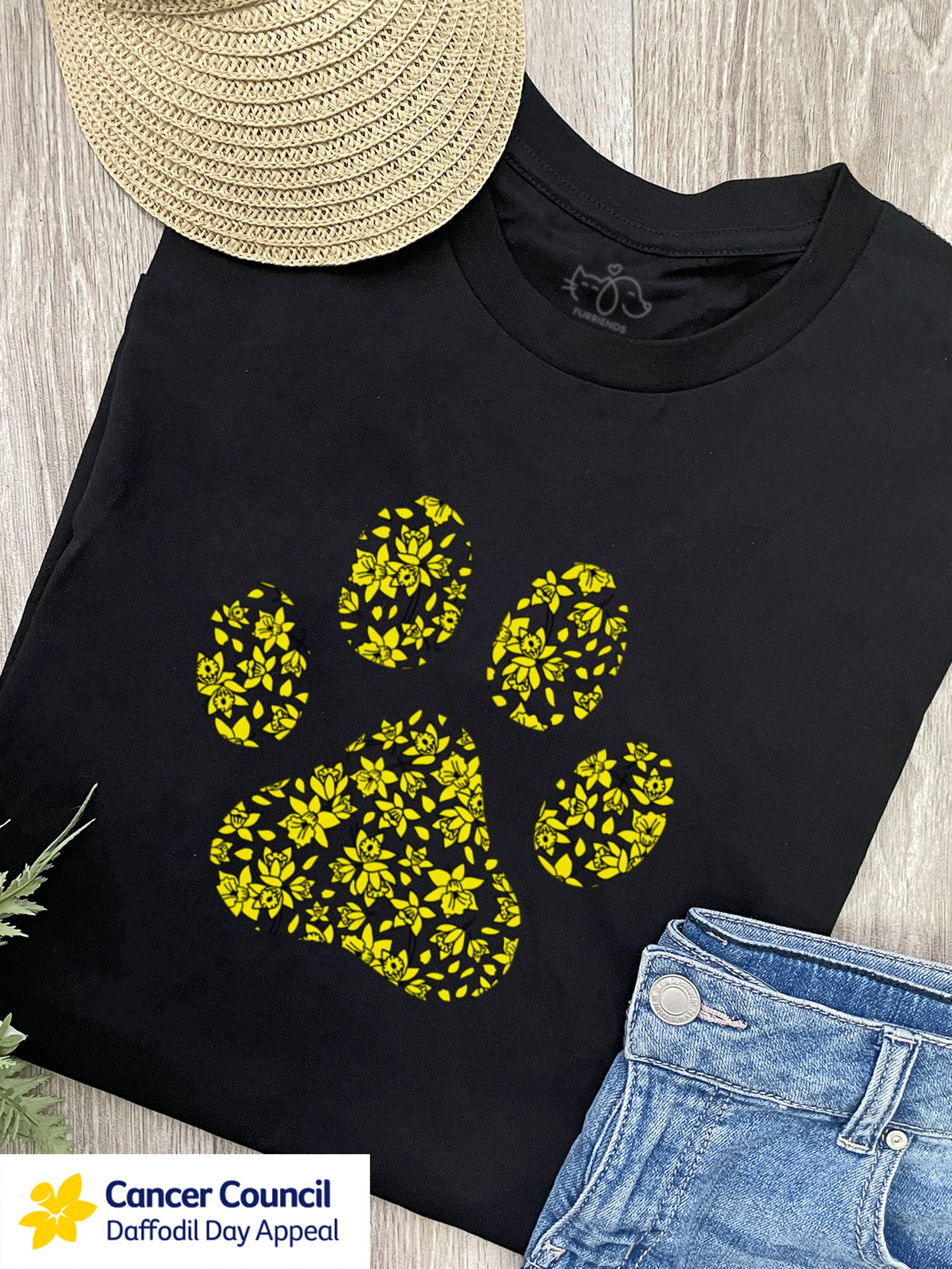 LIMITED EDITION Light After Dark Paw Print Ava Women's Regular Fit Tee