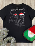 Christmas Edition Dual Breed Customisable Ava Women's Regular Fit Tee
