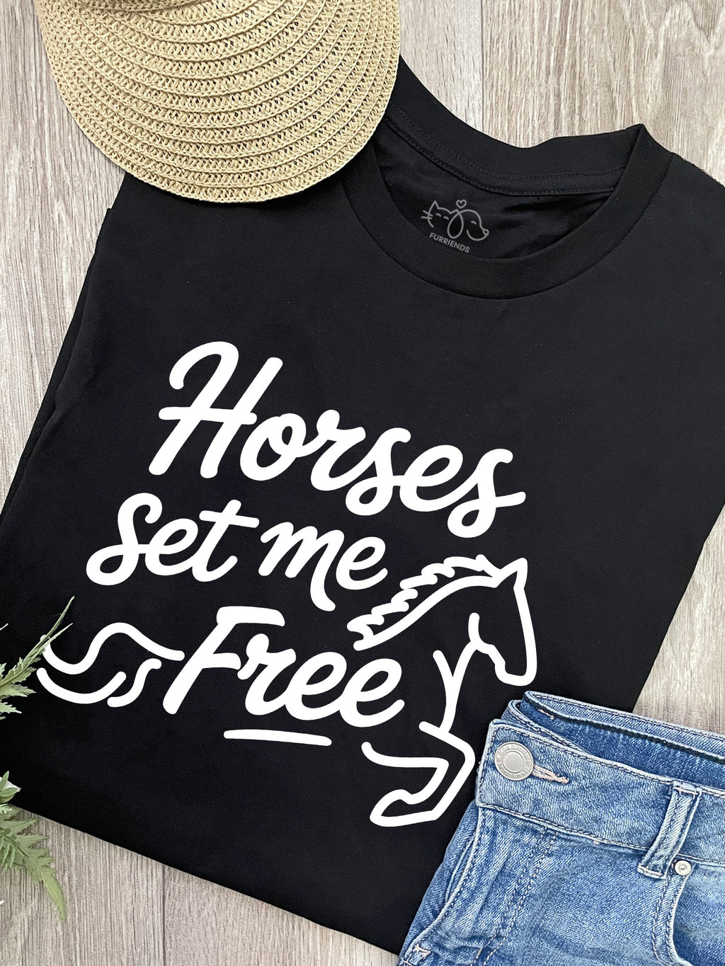 Horses Set Me Free Ava Women's Regular Fit Tee