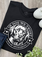 In Dog We Trust Ava Women's Regular Fit Tee