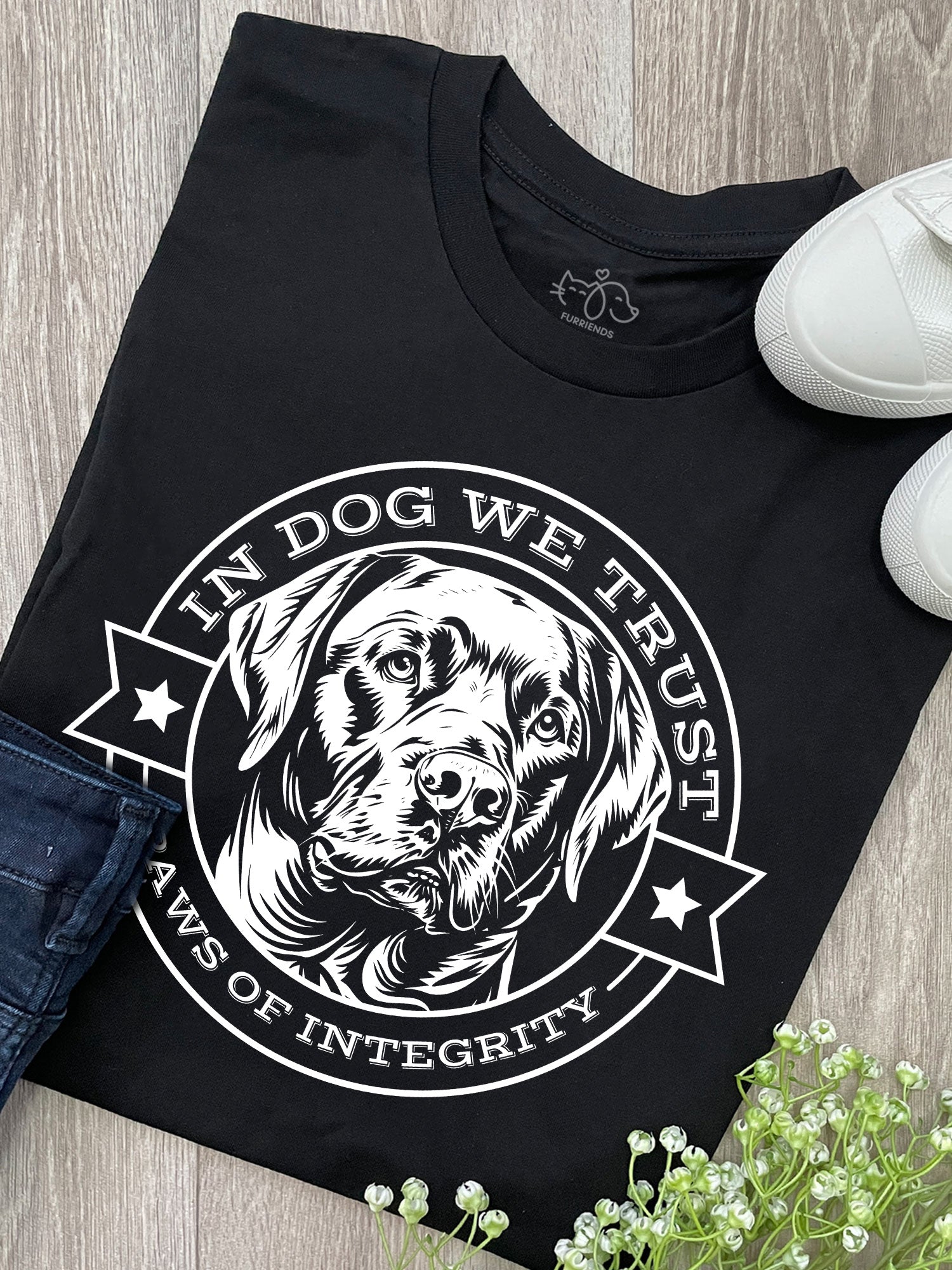 In Dog We Trust Regular Fit T-Shirt