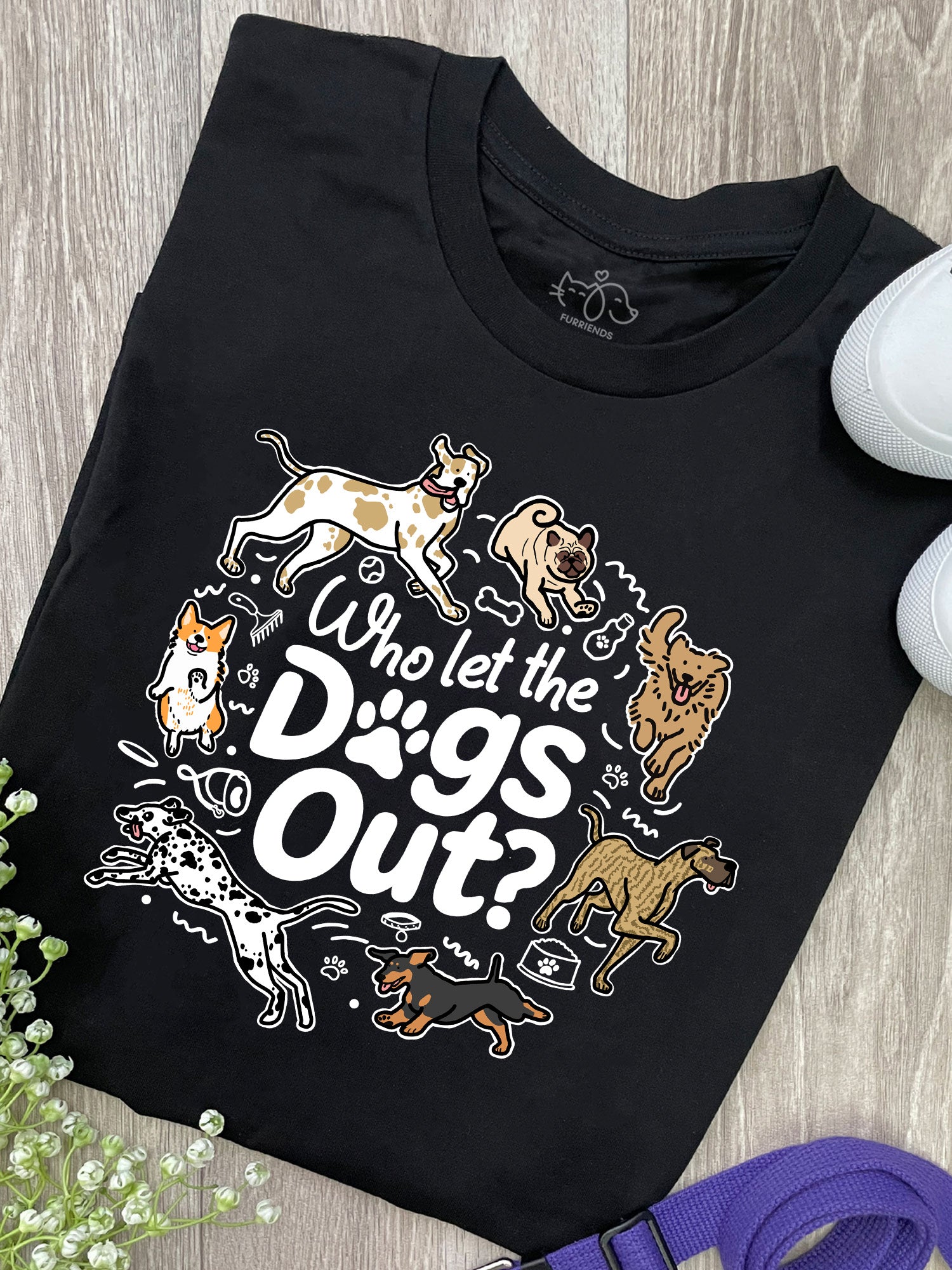Who Let The Dogs Out? Ava Women's Regular Fit Tee