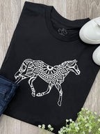 Horse Mandala Ava Women's Regular Fit Tee