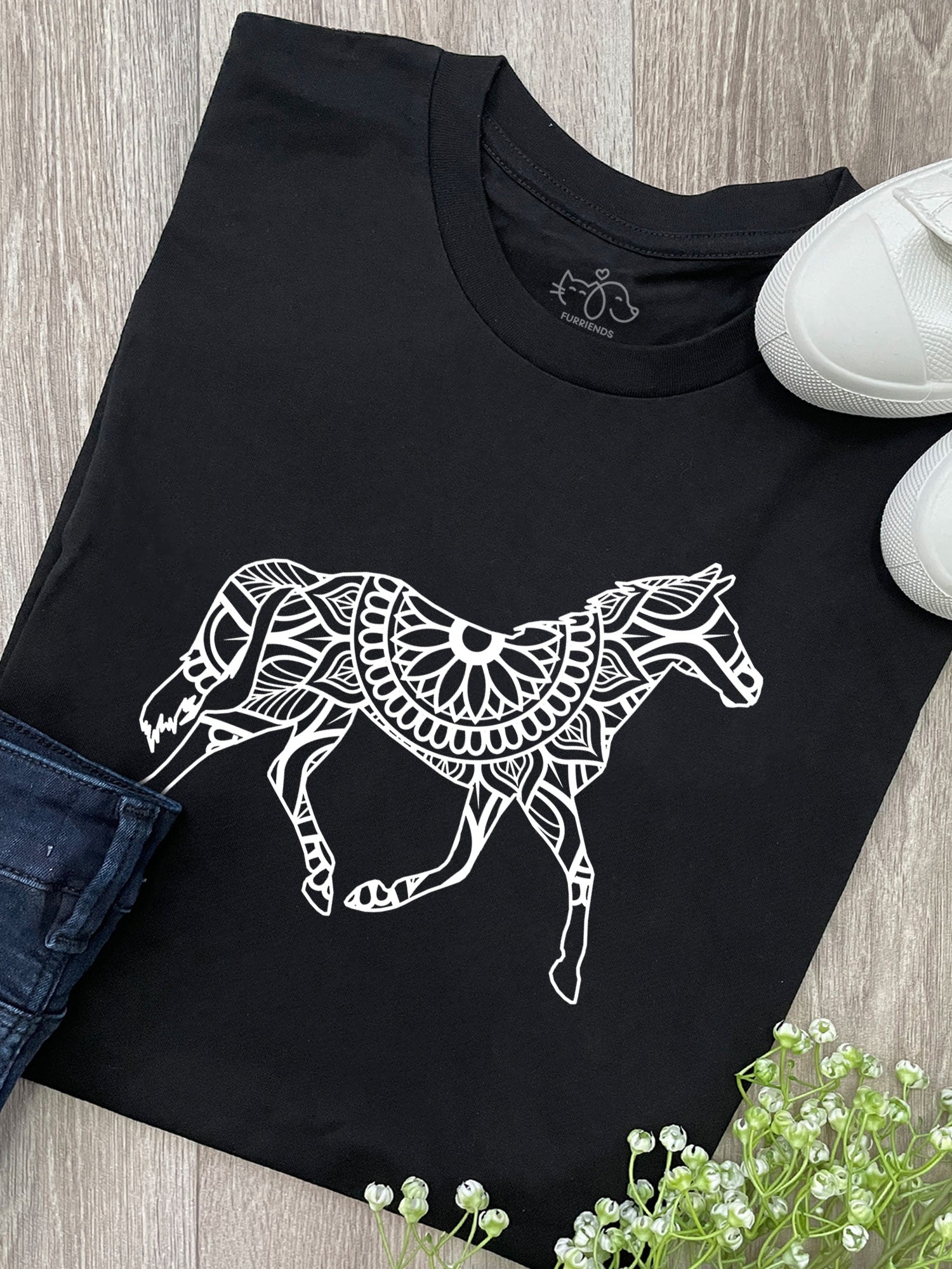 Horse Mandala Ava Women's Regular Fit Tee