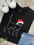 Siamese Christmas Edition Ava Women's Regular Fit Tee