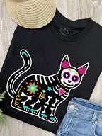 Sugar Skull Cat Ava Women's Regular Fit Tee