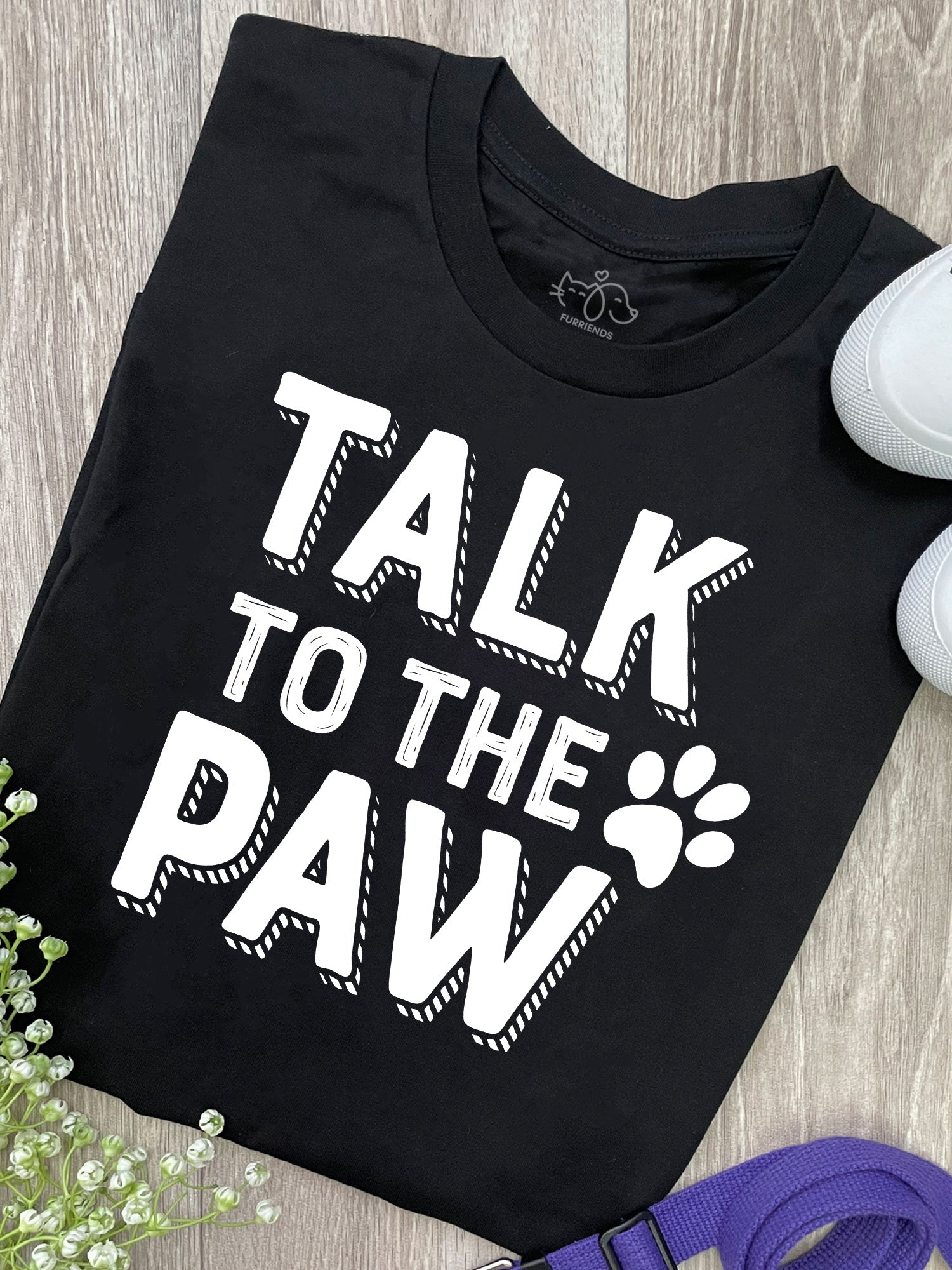 Talk To The Paw Ava Women's Regular Fit Tee
