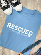 Rescued Is My Favourite Breed Ava Women's Regular Fit Tee