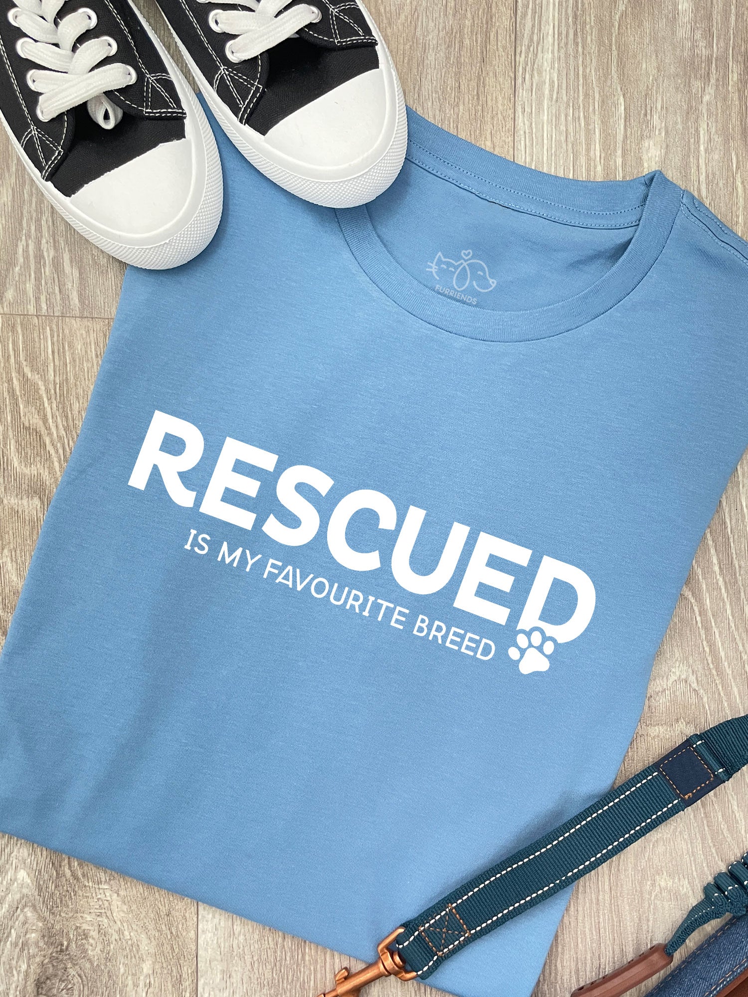 Rescued Is My Favourite Breed Ava Women's Regular Fit Tee
