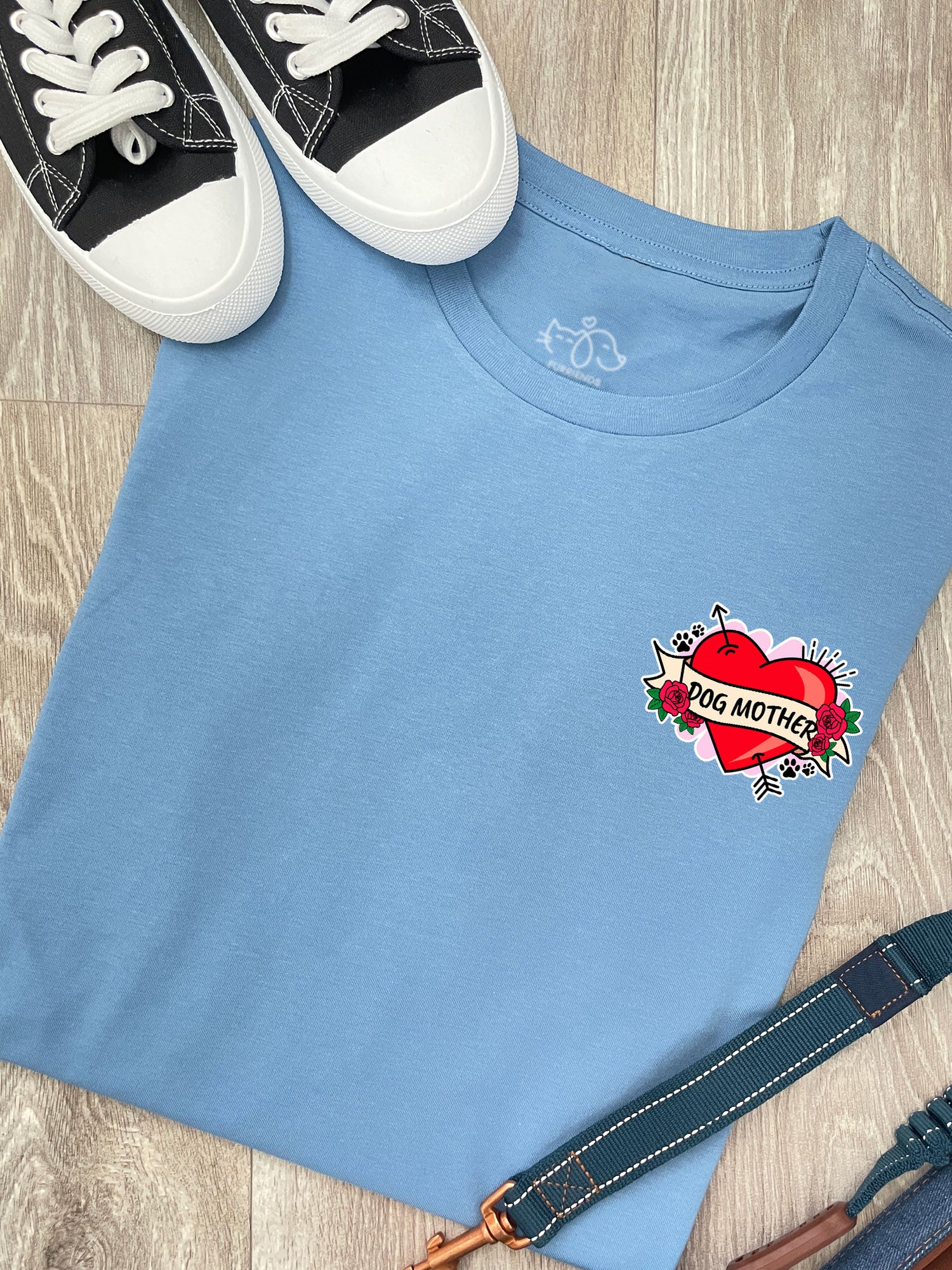 Dog Mother Heart Tattoo Ava Women's Regular Fit Tee