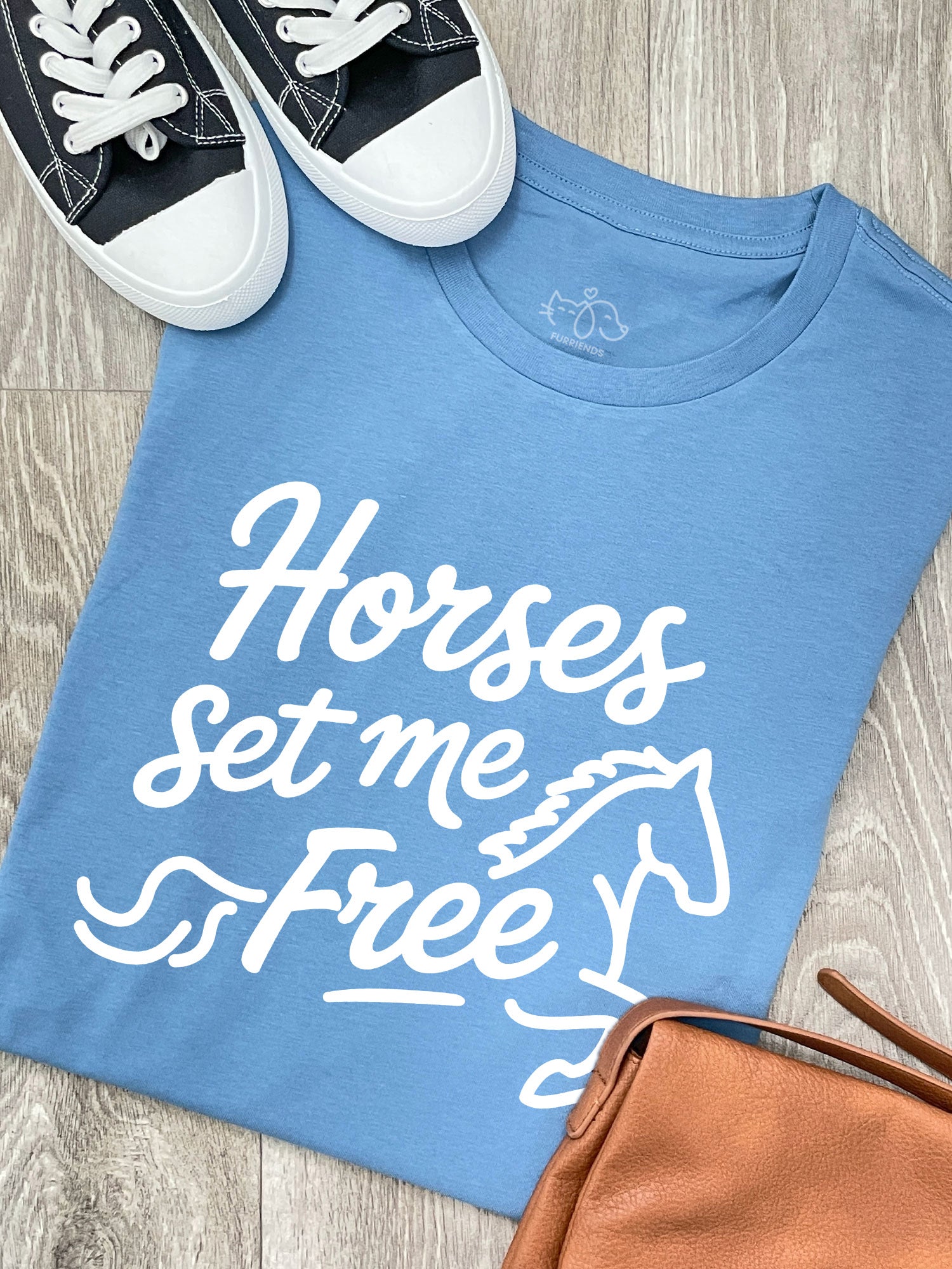 Horses Set Me Free Ava Women's Regular Fit Tee