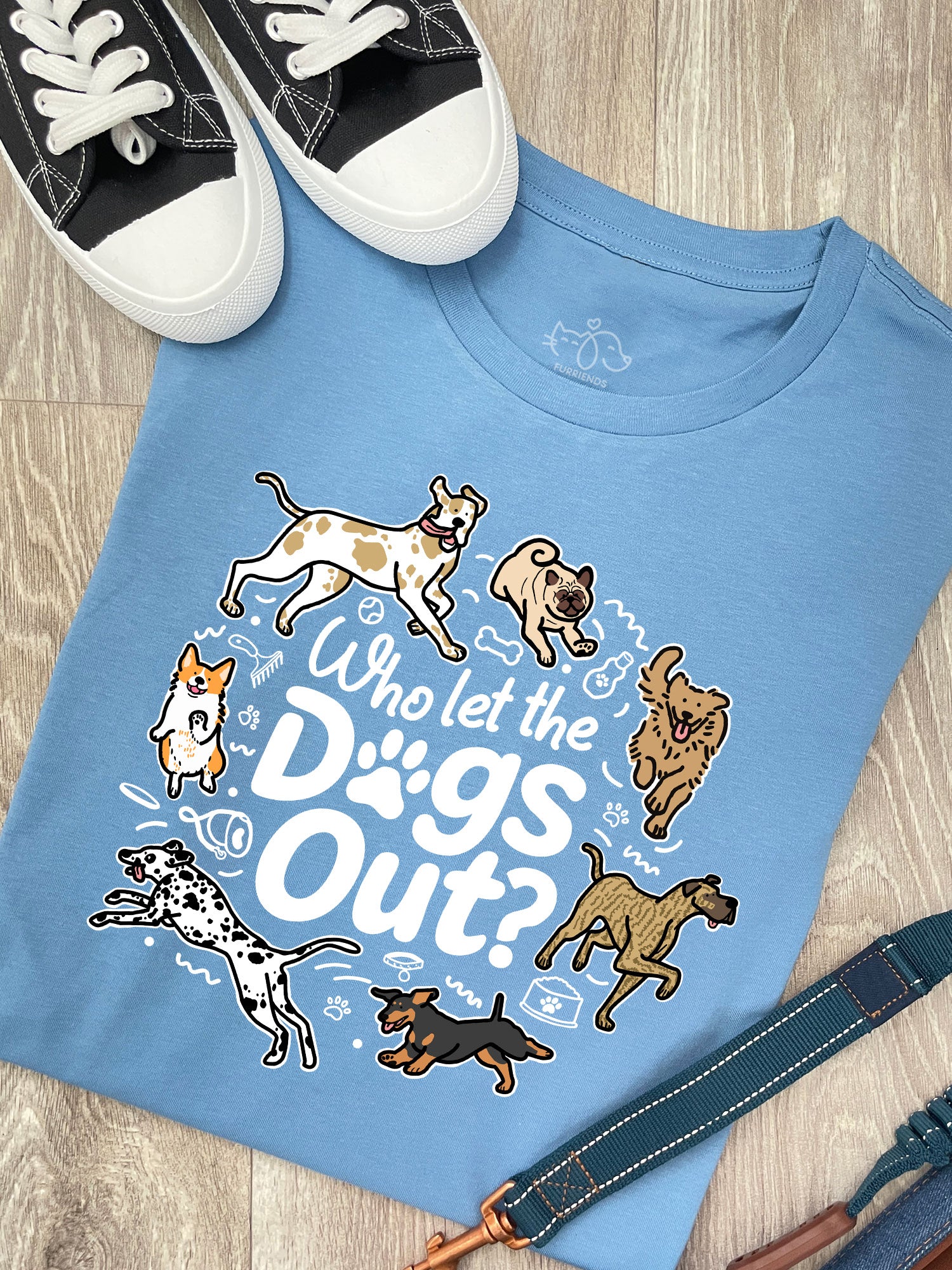 Who Let The Dogs Out? Ava Women's Regular Fit Tee