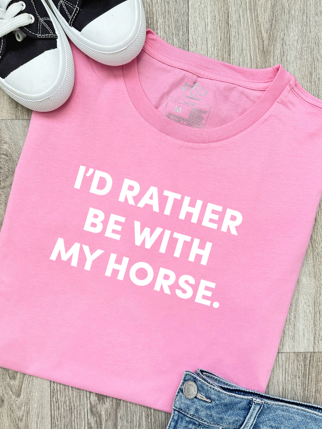 I'd Rather Be With My Horse. Ava Women's Regular Fit Tee