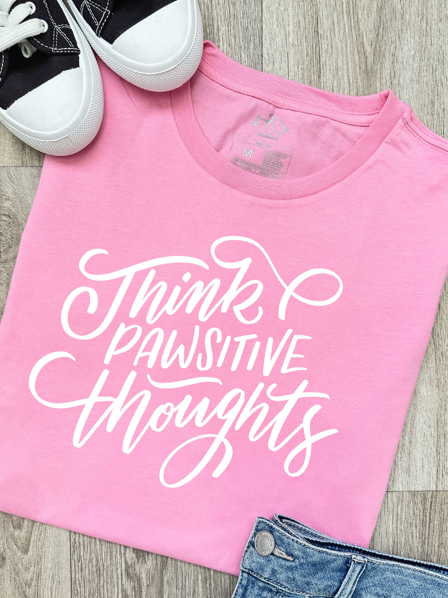 Think Pawsitive Thoughts Ava Women's Regular Fit Tee