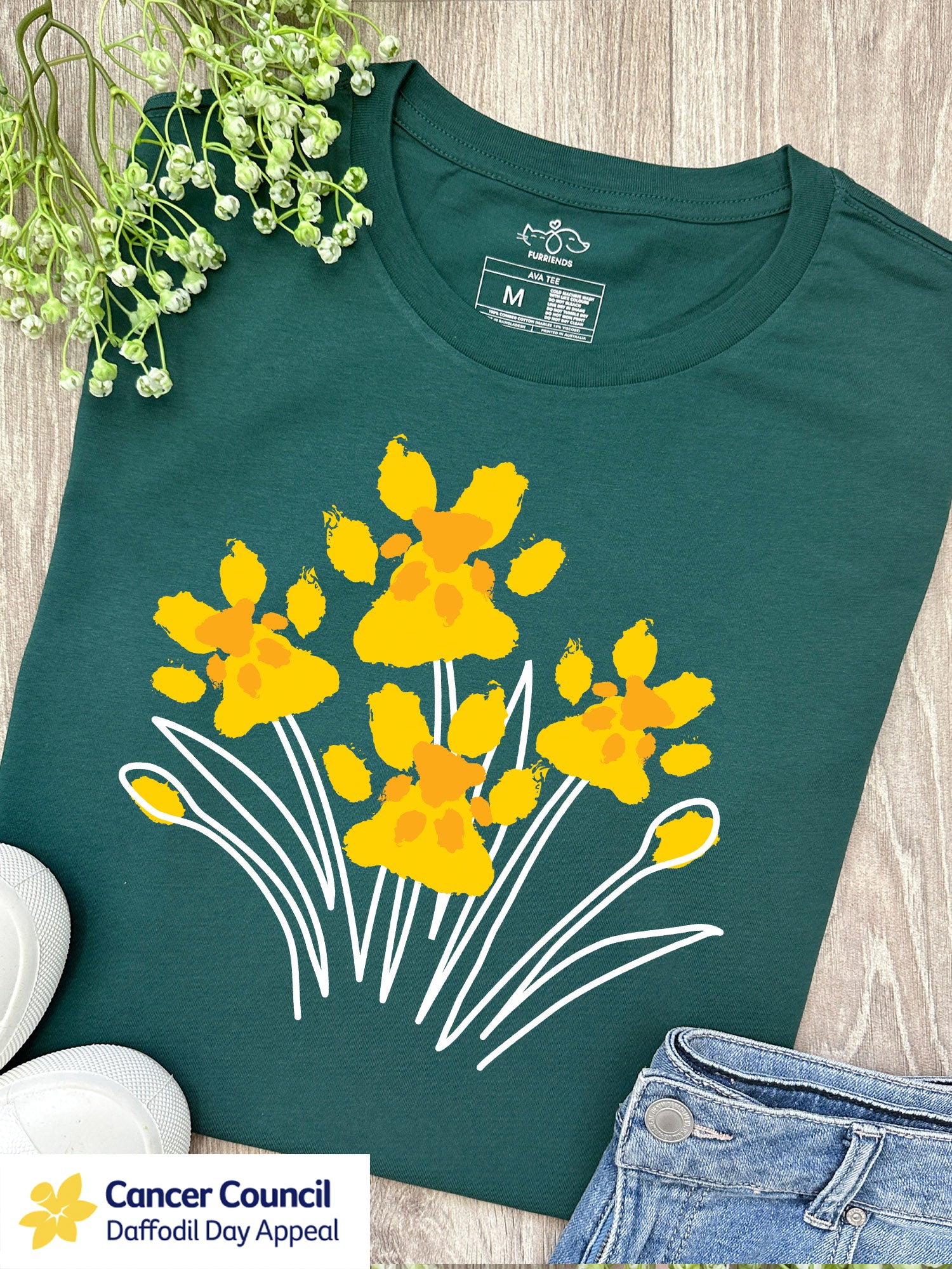 LIMITED EDITION Pawsitive Blooms Ava Women's Regular Fit Tee