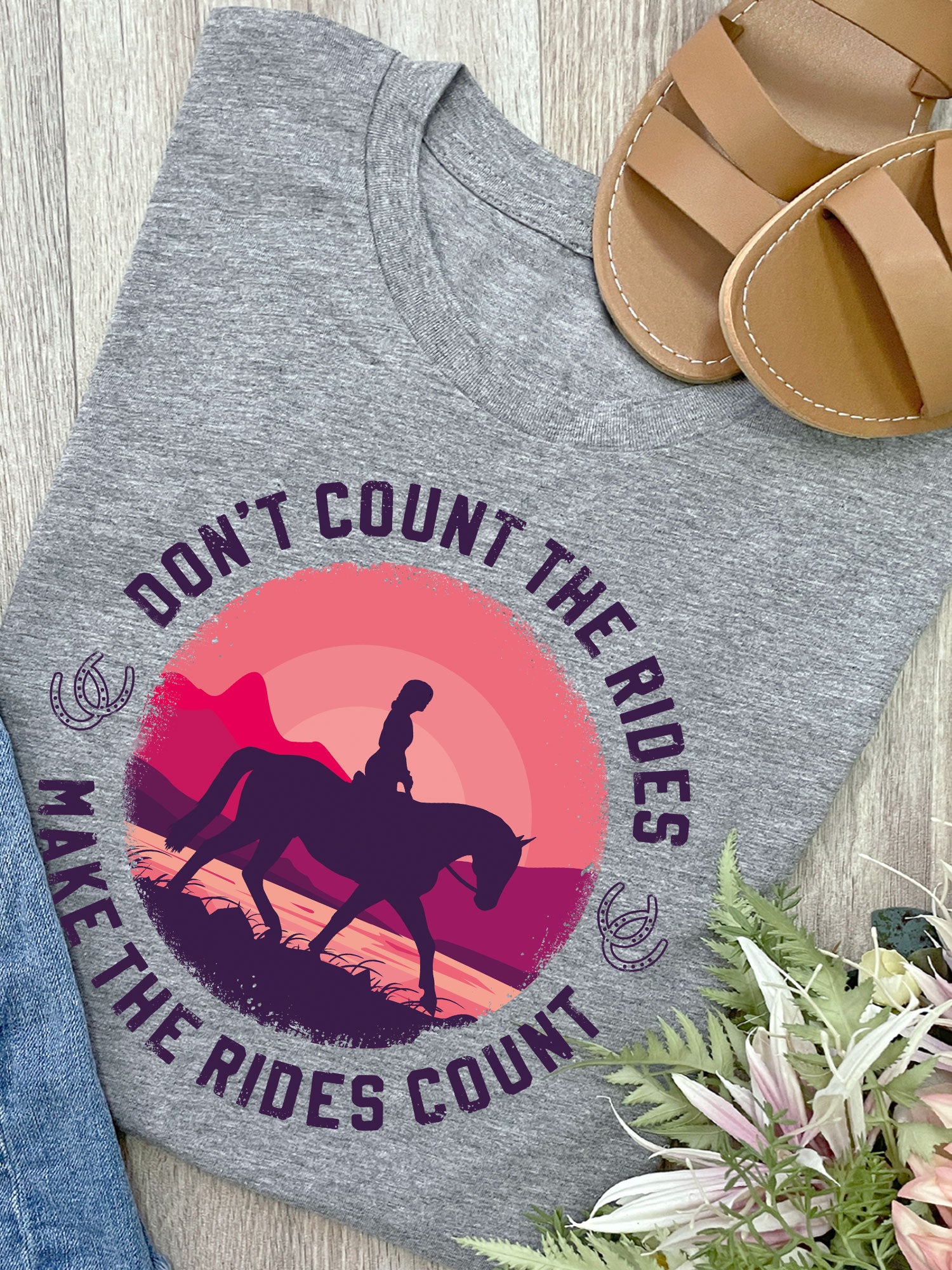 Don't Count The Rides Ava Women's Regular Fit Tee