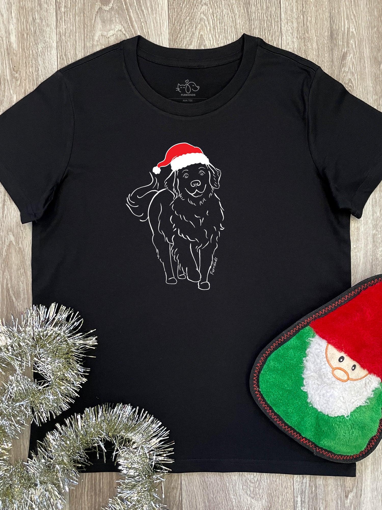 Golden Retriever Christmas Edition Ava Women's Regular Fit Tee