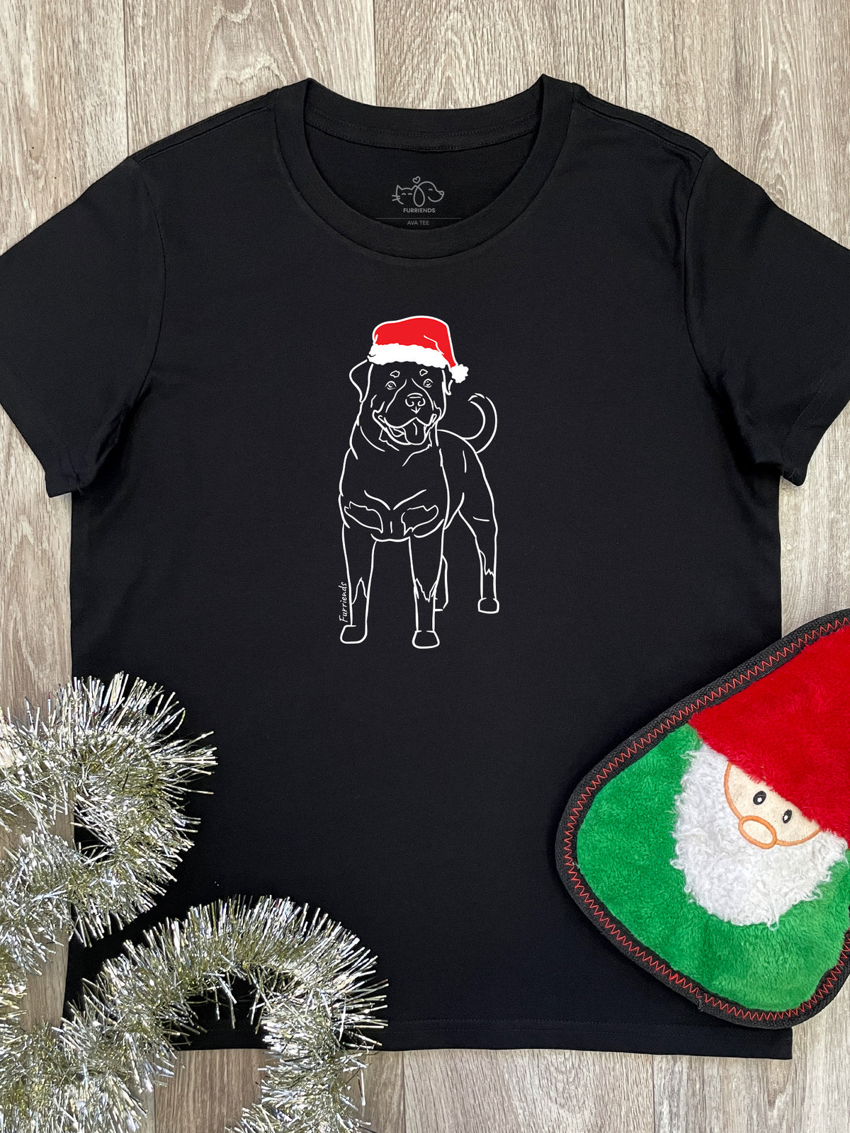 Rottweiler Christmas Edition Ava Women&#39;s Regular Fit Tee