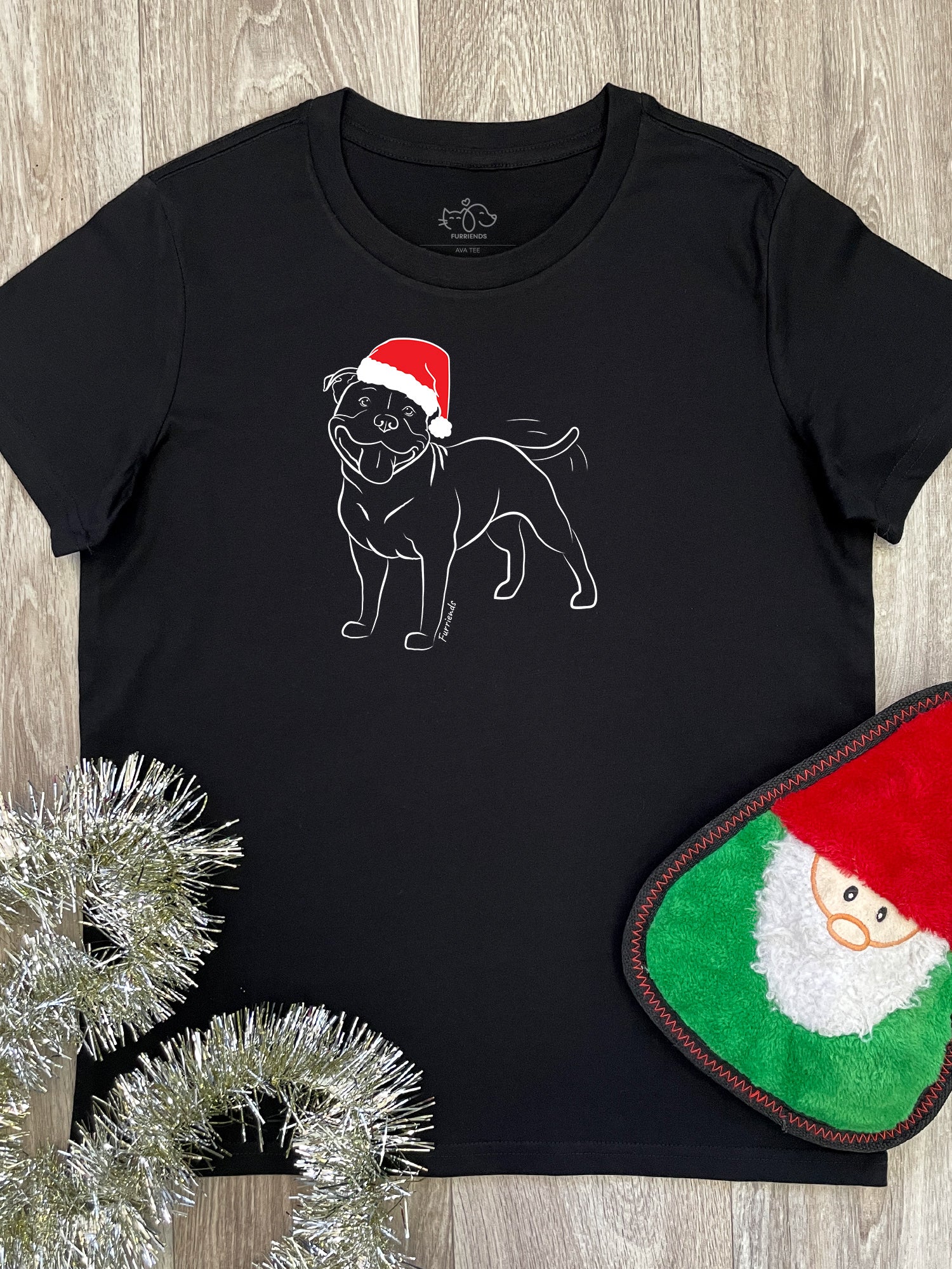 Staffordshire Bull Terrier Christmas Edition Ava Women's Regular Fit Tee