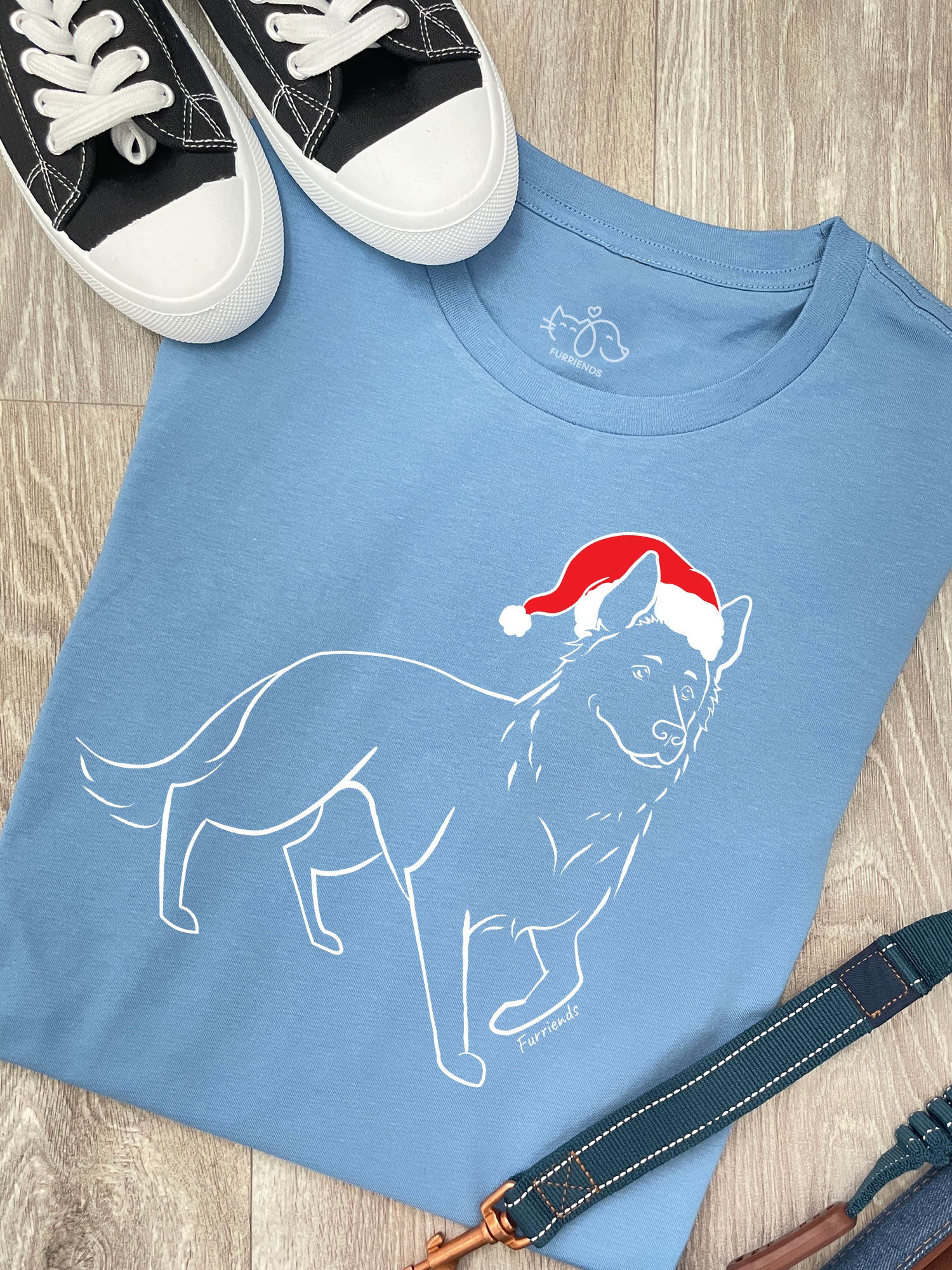 German Shepherd Christmas Edition Ava Women's Regular Fit Tee
