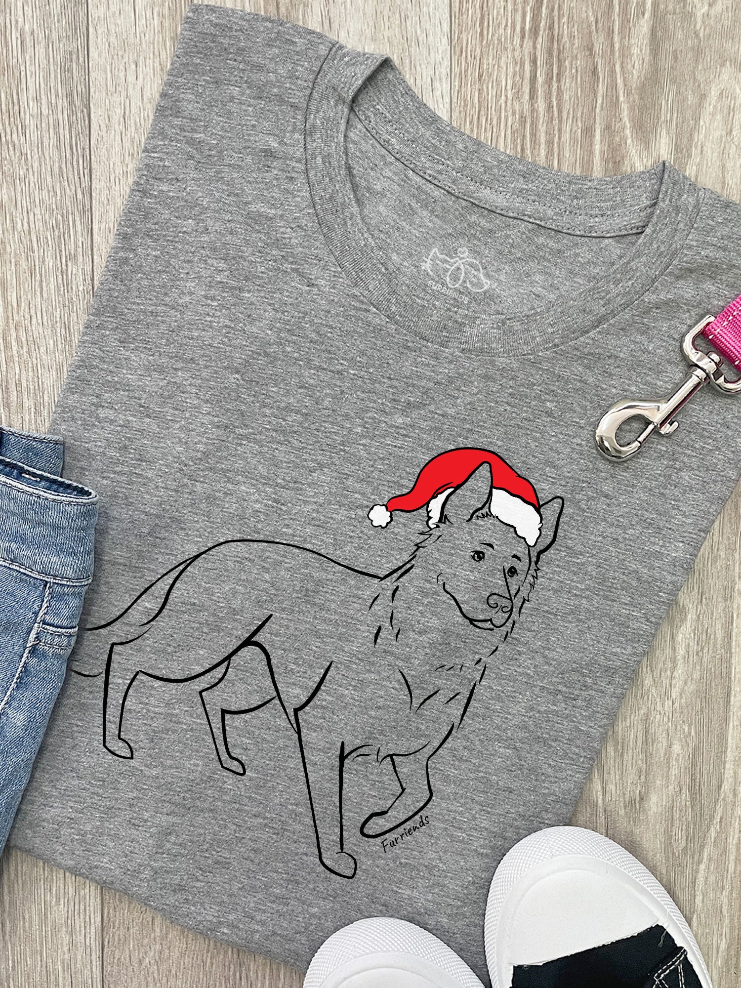 German Shepherd Christmas Edition Ava Women's Regular Fit Tee