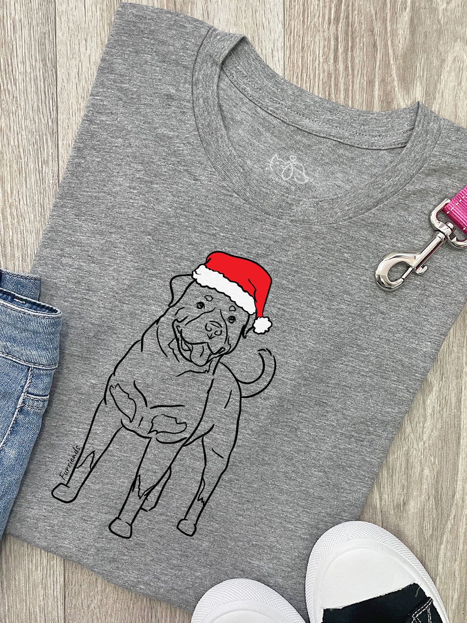 Rottweiler Christmas Edition Ava Women's Regular Fit Tee
