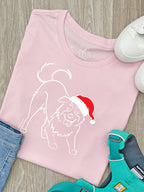 Border Collie Christmas Edition Ava Women's Regular Fit Tee