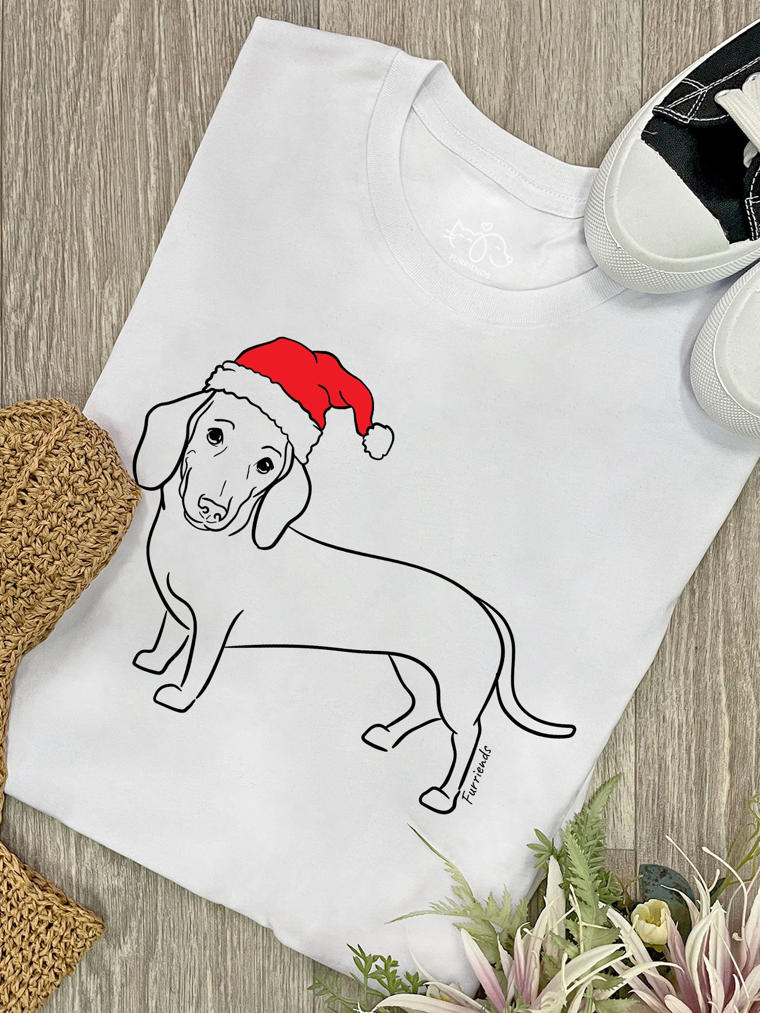 Dachshund Christmas Edition Ava Women's Regular Fit Tee