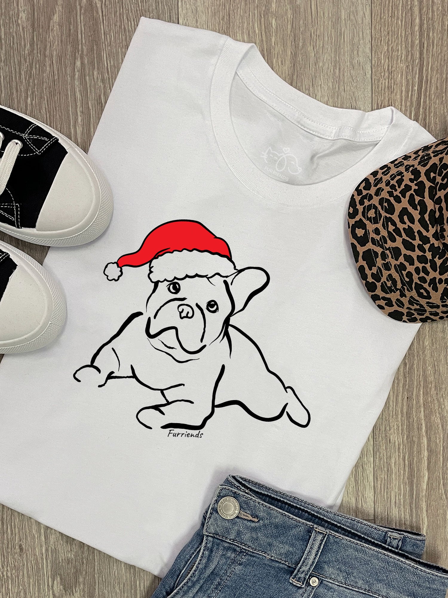 French Bulldog Christmas Edition Ava Women's Regular Fit Tee