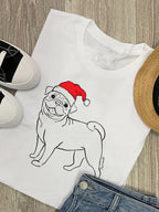 Pug Christmas Edition Ava Women's Regular Fit Tee