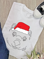 Wombat Christmas Edition Ava Women's Regular Fit Tee