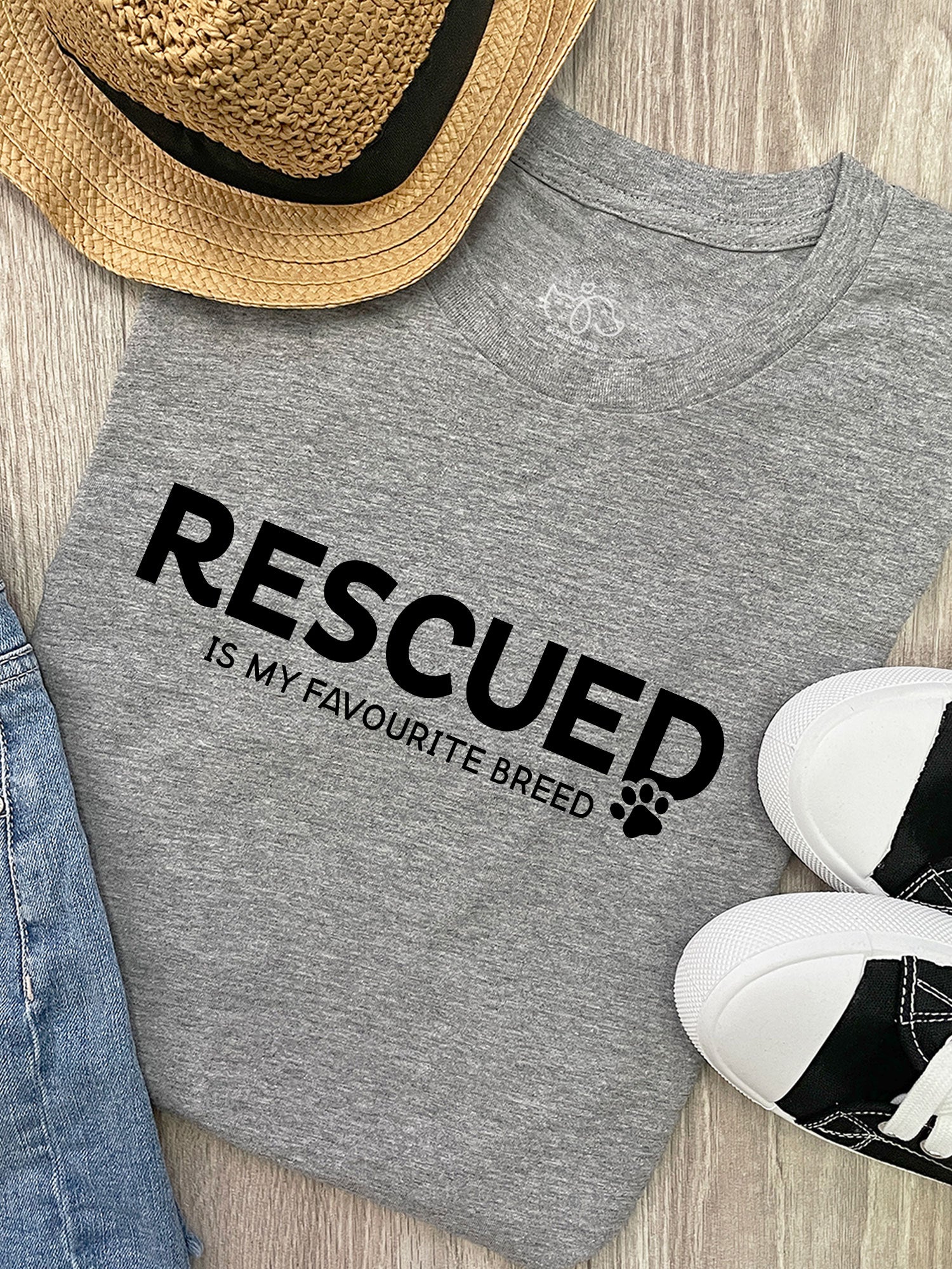 Rescued Is My Favourite Breed Ava Women's Regular Fit Tee